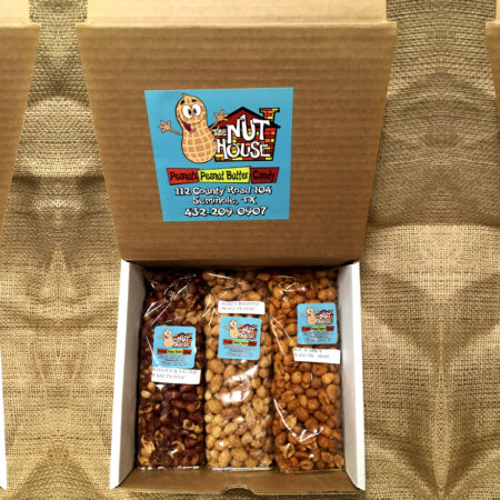 Shelled Roasted & Flavored Peanut Gift Box (3 Pack)