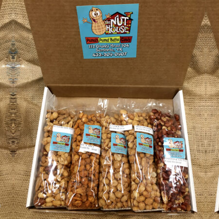 Shelled Roasted & Flavored Peanut Gift Box (5 Pack)